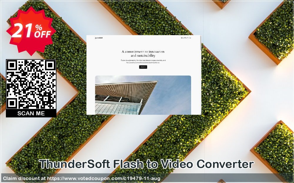 ThunderSoft Flash to Video Converter Coupon Code Apr 2024, 21% OFF - VotedCoupon