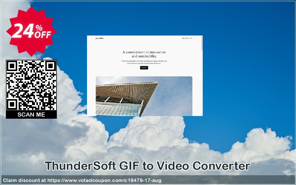 ThunderSoft GIF to Video Converter Coupon, discount ThunderSoft Coupon (19479). Promotion: Discount from ThunderSoft (19479)