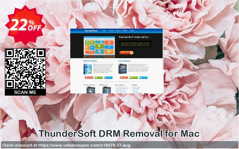 ThunderSoft DRM Removal for MAC Coupon Code May 2024, 22% OFF - VotedCoupon