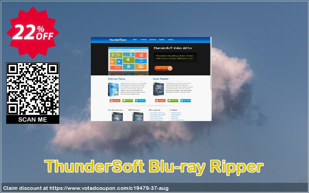 ThunderSoft Blu-ray Ripper Coupon, discount ThunderSoft Coupon (19479). Promotion: Discount from ThunderSoft (19479)