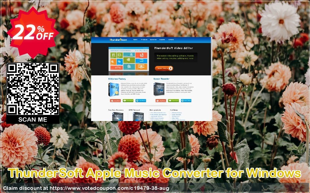 ThunderSoft Apple Music Converter for WINDOWS Coupon Code Apr 2024, 22% OFF - VotedCoupon