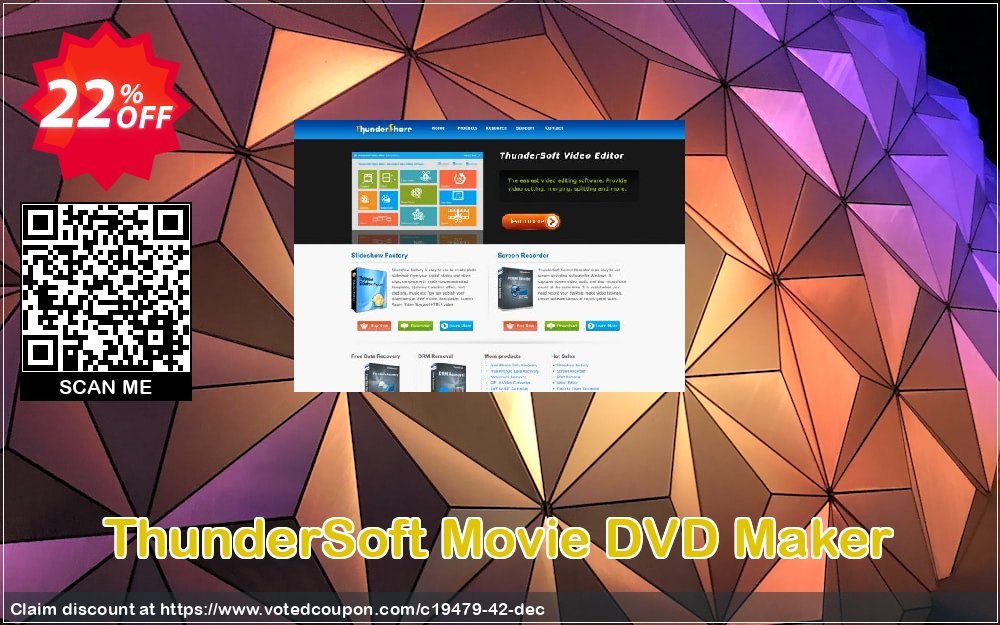 ThunderSoft Movie DVD Maker Coupon, discount ThunderSoft Coupon (19479). Promotion: Discount from ThunderSoft (19479)