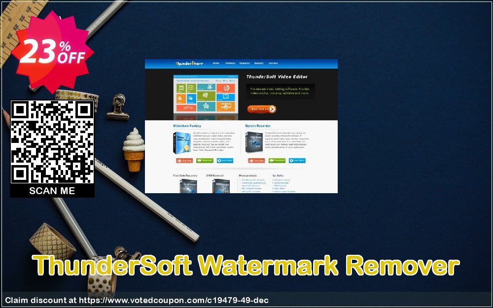 ThunderSoft Watermark Remover Coupon Code Sep 2023, 23% OFF - VotedCoupon