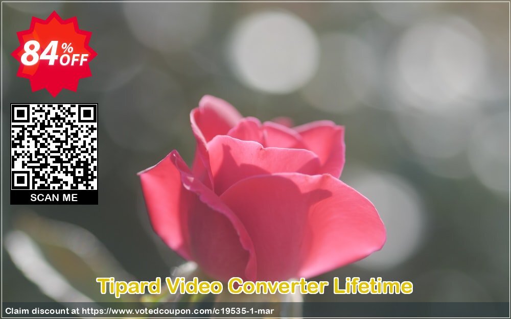 Tipard Video Converter Lifetime Coupon Code May 2024, 84% OFF - VotedCoupon