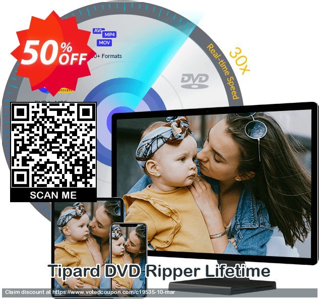 Tipard DVD Ripper Lifetime Coupon Code Apr 2024, 50% OFF - VotedCoupon