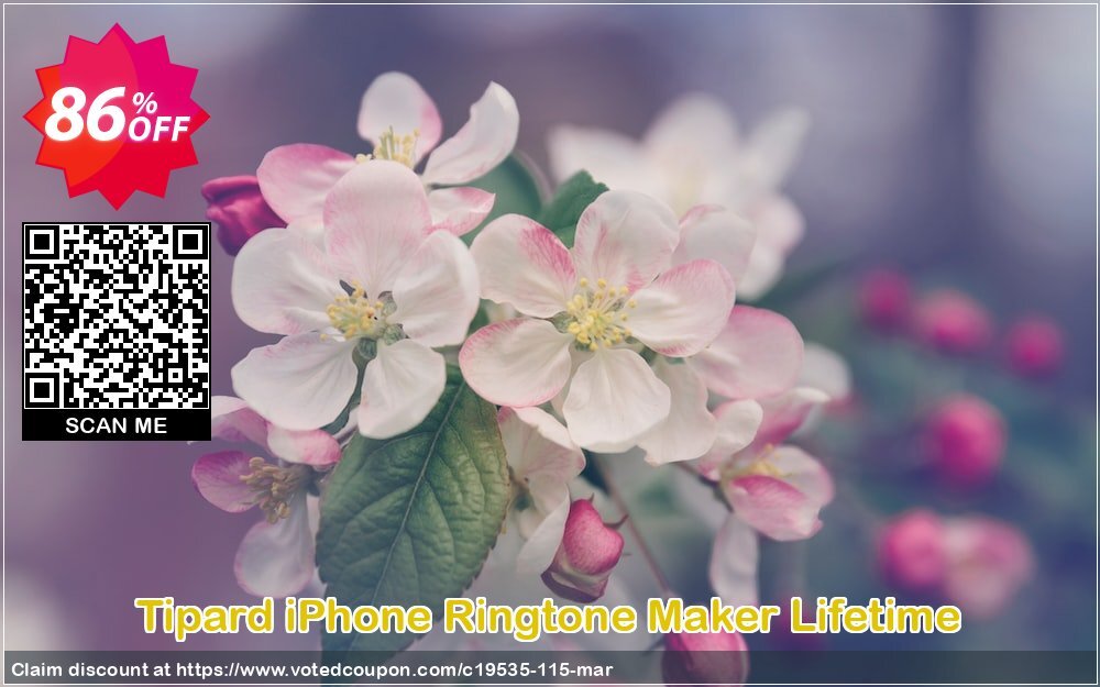 Tipard iPhone Ringtone Maker Lifetime Coupon, discount Tipard iPhone Ringtone Maker super offer code 2024. Promotion: 50OFF Tipard