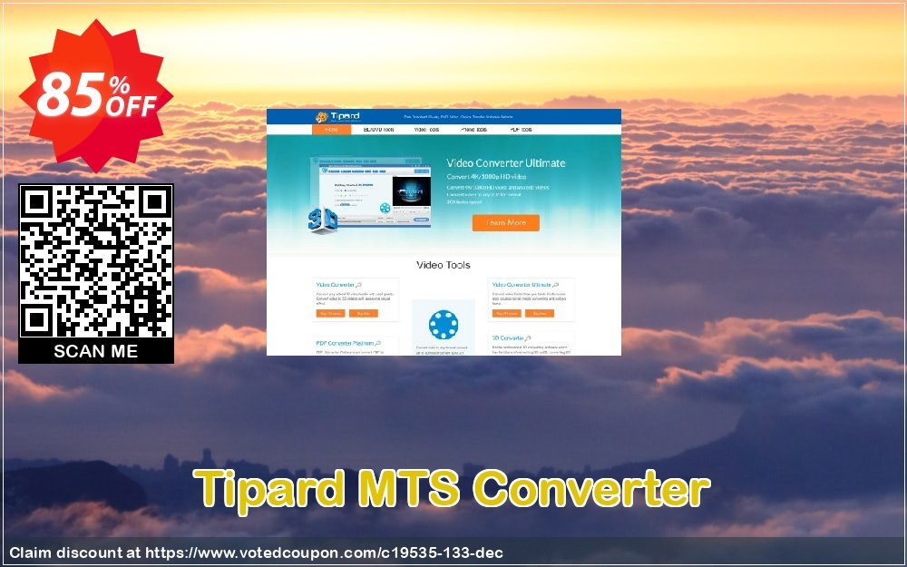 Tipard MTS Converter Coupon Code May 2024, 85% OFF - VotedCoupon