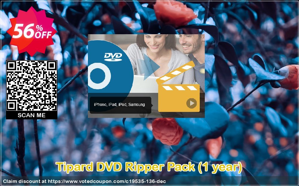 Tipard DVD Ripper Pack, Yearly  Coupon Code Apr 2024, 56% OFF - VotedCoupon