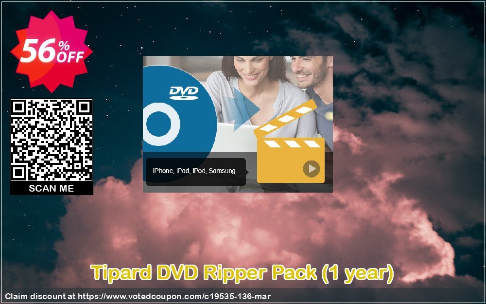 Tipard DVD Ripper Pack, Yearly  Coupon Code Apr 2024, 56% OFF - VotedCoupon