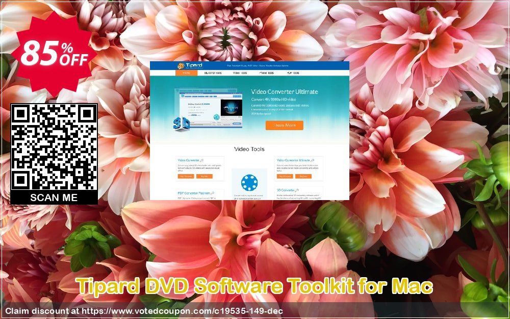 Tipard DVD Software Toolkit for MAC Coupon Code Apr 2024, 85% OFF - VotedCoupon