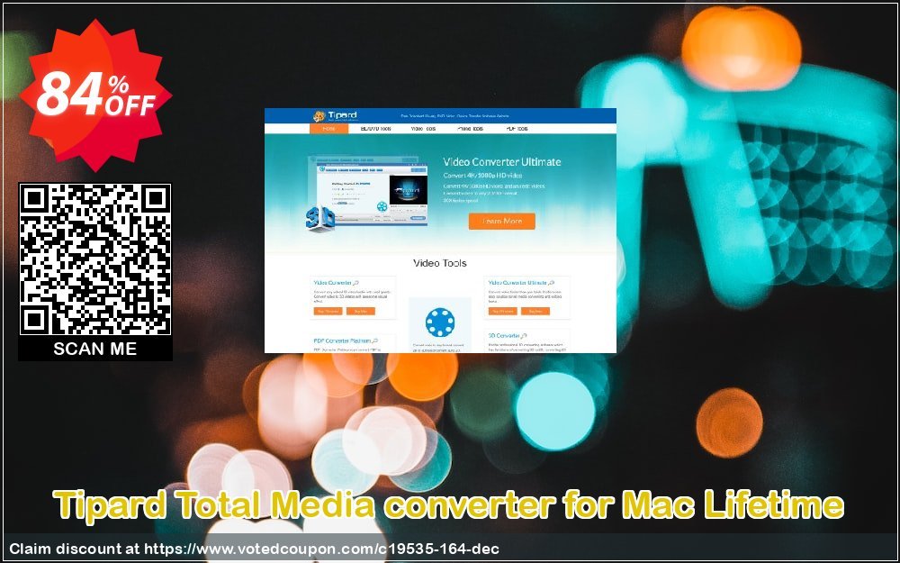 Tipard Total Media converter for MAC Lifetime Coupon Code Apr 2024, 84% OFF - VotedCoupon