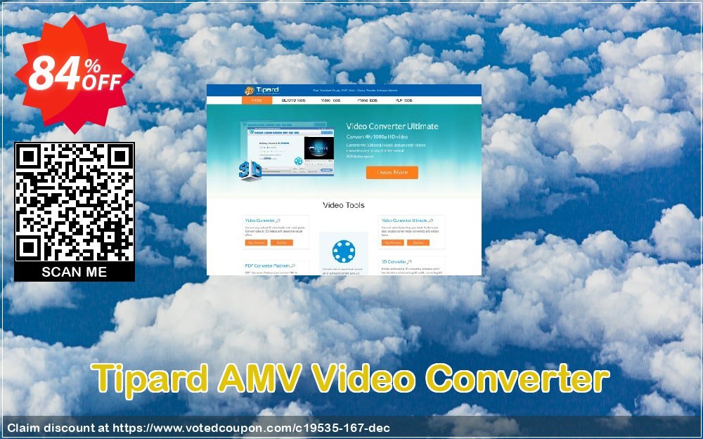 Tipard AMV Video Converter Coupon Code Apr 2024, 84% OFF - VotedCoupon