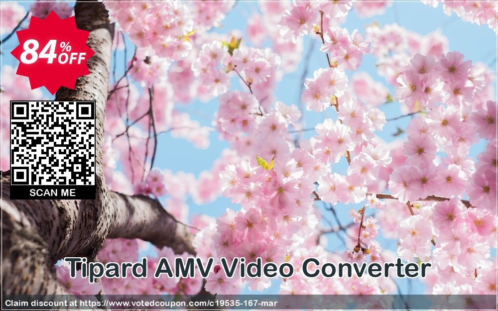 Tipard AMV Video Converter Coupon, discount 50OFF Tipard. Promotion: 50OFF Tipard