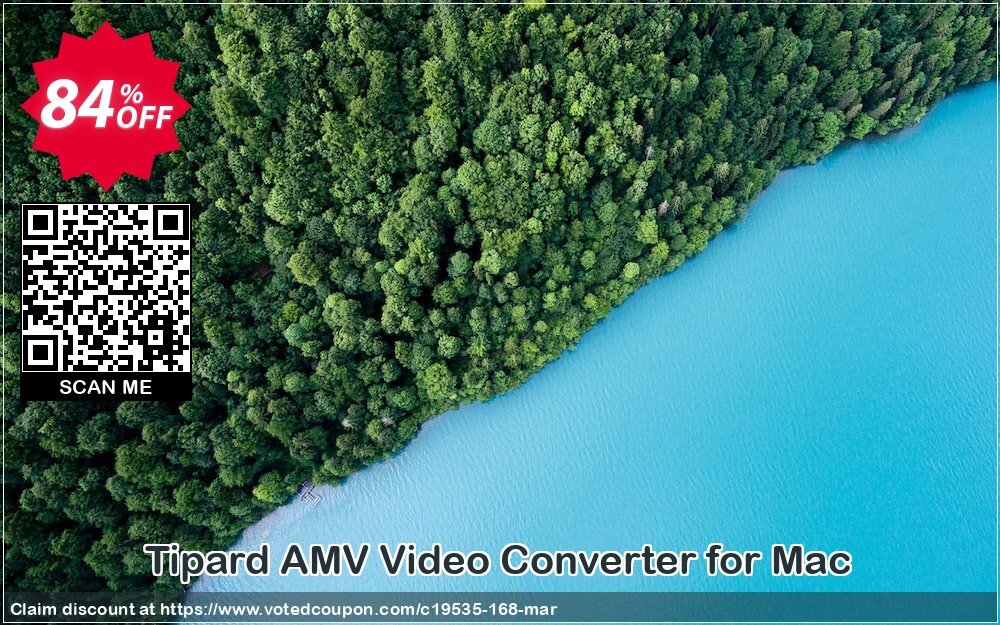 Tipard AMV Video Converter for MAC Coupon, discount 50OFF Tipard. Promotion: 50OFF Tipard