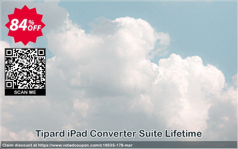 Tipard iPad Converter Suite Lifetime Coupon, discount Tipard iPad Converter Suite super sales code 2024. Promotion: 50OFF Tipard