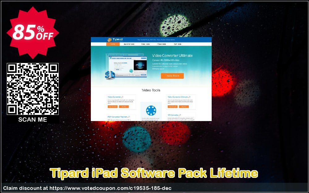 Tipard iPad Software Pack Lifetime Coupon Code Apr 2024, 85% OFF - VotedCoupon