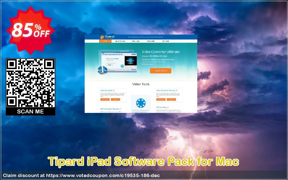 Tipard iPad Software Pack for MAC Coupon Code Apr 2024, 85% OFF - VotedCoupon
