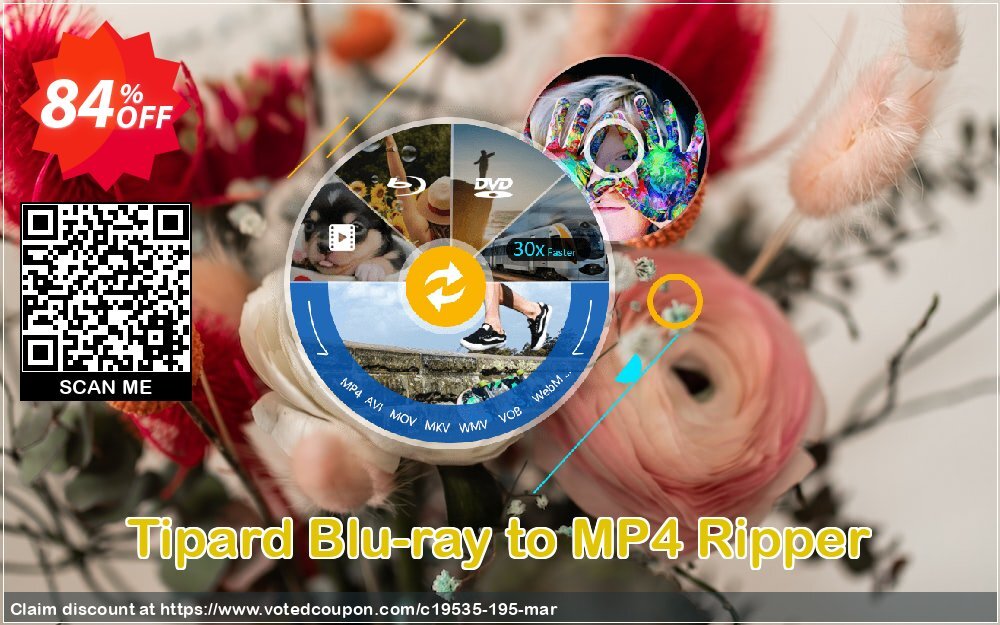 Tipard Blu-ray to MP4 Ripper Coupon, discount 50OFF Tipard. Promotion: 50OFF Tipard