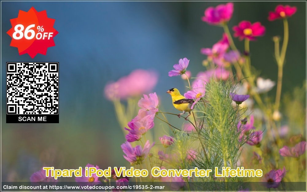 Tipard iPod Video Converter Lifetime Coupon Code Apr 2024, 86% OFF - VotedCoupon