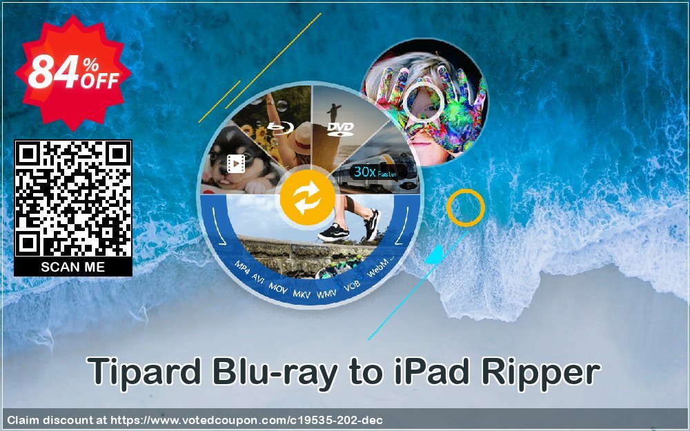 Tipard Blu-ray to iPad Ripper Coupon, discount 50OFF Tipard. Promotion: 50OFF Tipard