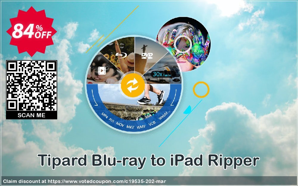 Tipard Blu-ray to iPad Ripper Coupon Code May 2024, 84% OFF - VotedCoupon