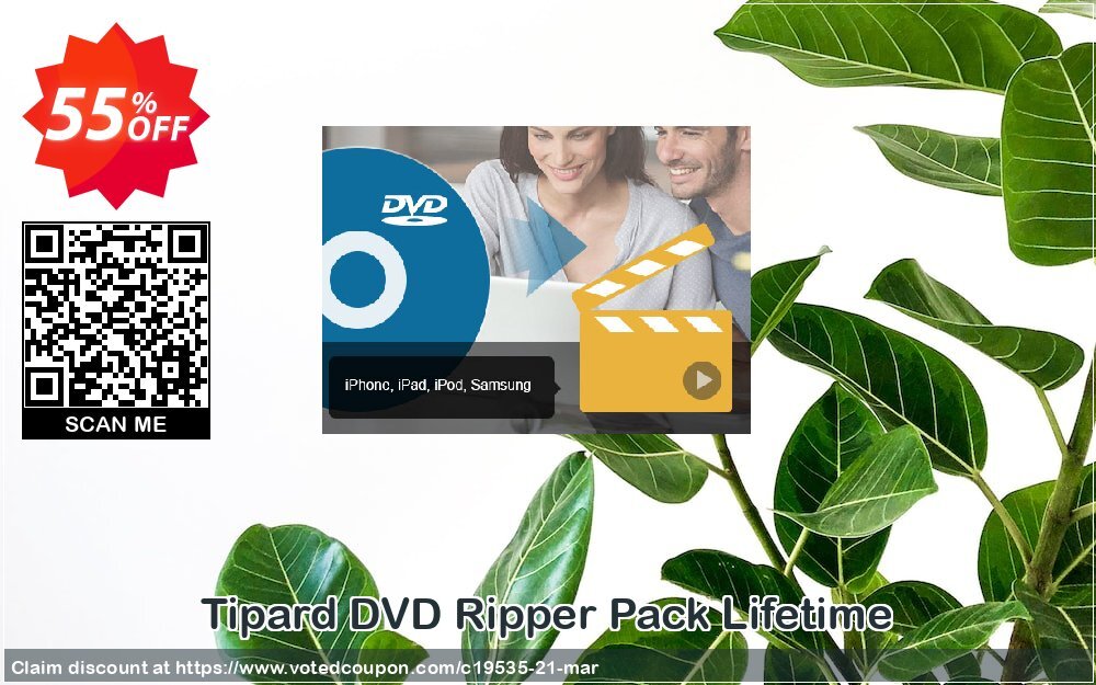 Tipard DVD Ripper Pack Lifetime Coupon Code May 2024, 55% OFF - VotedCoupon