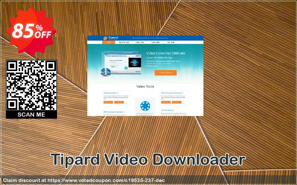 Tipard Video Downloader Coupon Code May 2024, 85% OFF - VotedCoupon