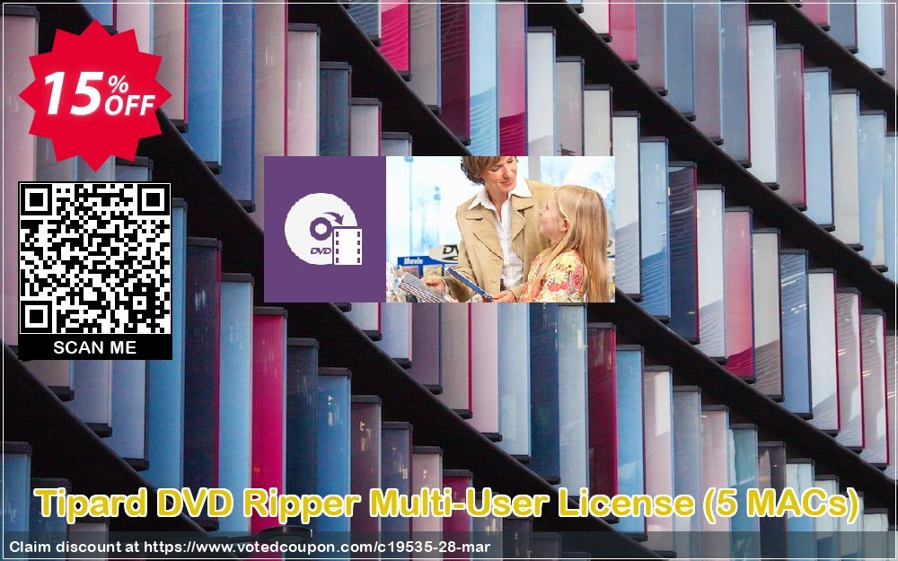 Tipard DVD Ripper Multi-User Plan, 5 MACs  Coupon Code Apr 2024, 15% OFF - VotedCoupon