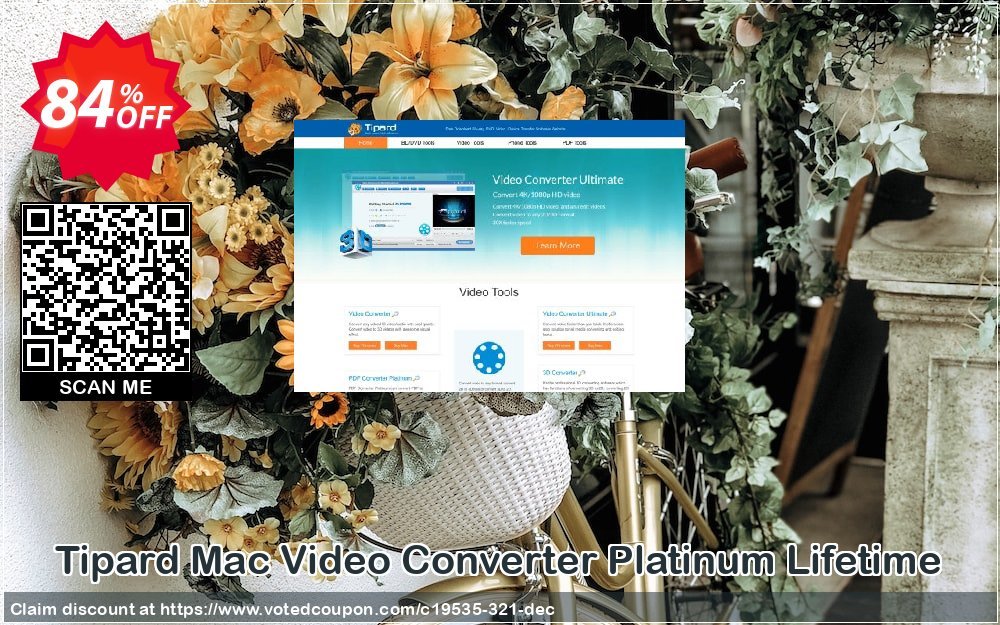 Tipard MAC Video Converter Platinum Lifetime Coupon, discount Tipard Mac Video Converter Platinum formidable promo code 2024. Promotion: 50OFF Tipard