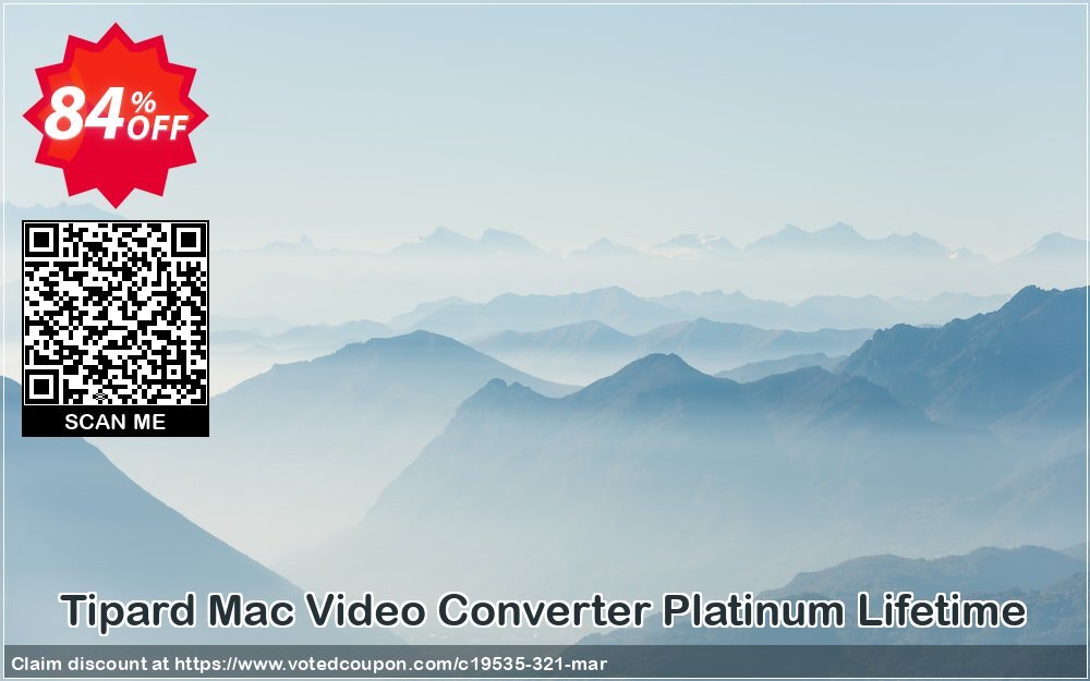 Tipard MAC Video Converter Platinum Lifetime Coupon, discount Tipard Mac Video Converter Platinum formidable promo code 2024. Promotion: 50OFF Tipard