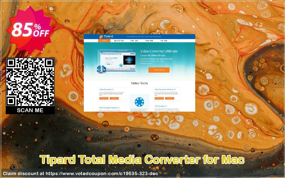 Tipard Total Media Converter for MAC Coupon Code May 2024, 85% OFF - VotedCoupon