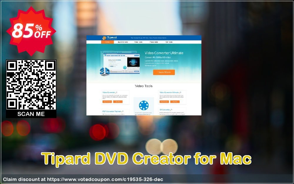 Tipard DVD Creator for MAC Coupon, discount Tipard DVD Creator for Mac impressive sales code 2023. Promotion: 50OFF Tipard