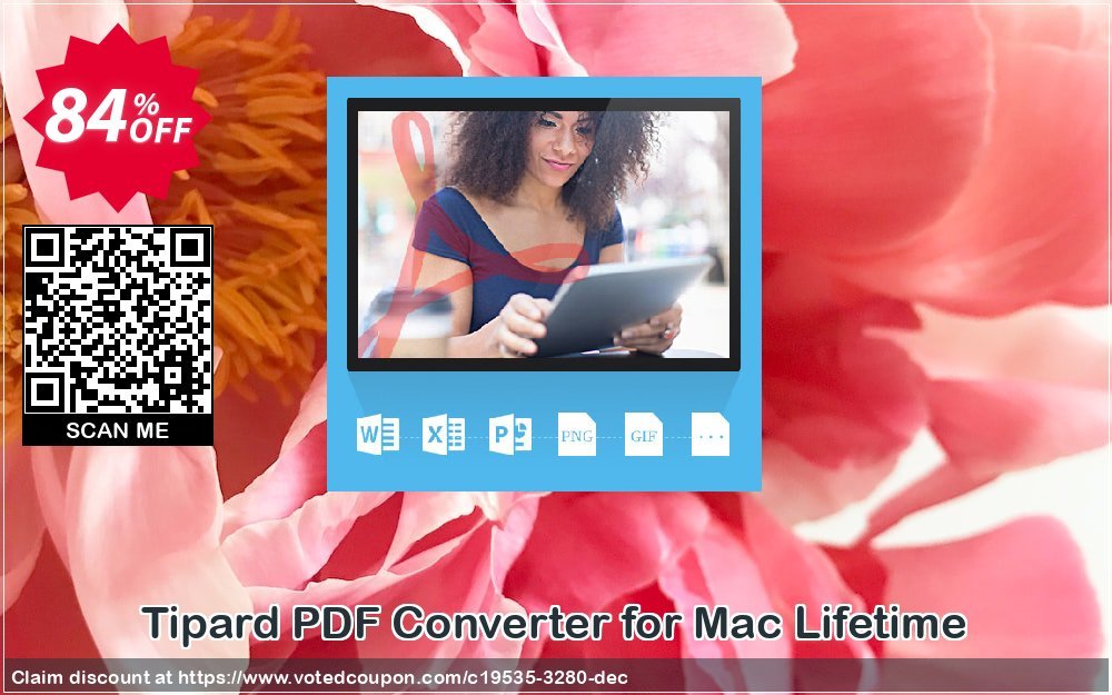 Tipard PDF Converter for MAC Lifetime Coupon, discount 84% OFF Tipard PDF Converter for Mac Lifetime, verified. Promotion: Formidable discount code of Tipard PDF Converter for Mac Lifetime, tested & approved