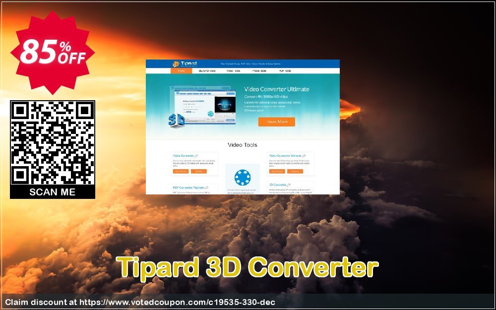 Tipard 3D Converter Coupon Code Jun 2024, 85% OFF - VotedCoupon