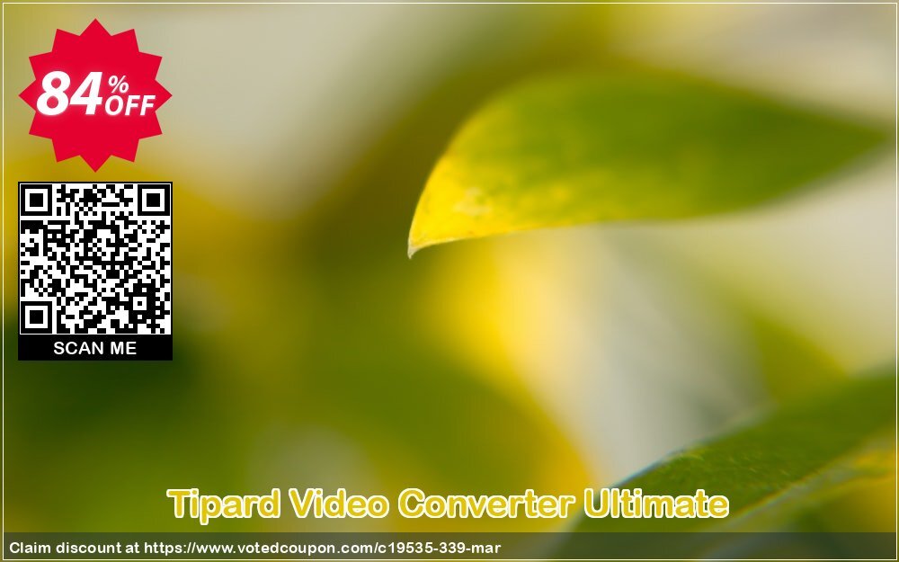 Tipard Video Converter Ultimate Coupon Code May 2024, 84% OFF - VotedCoupon