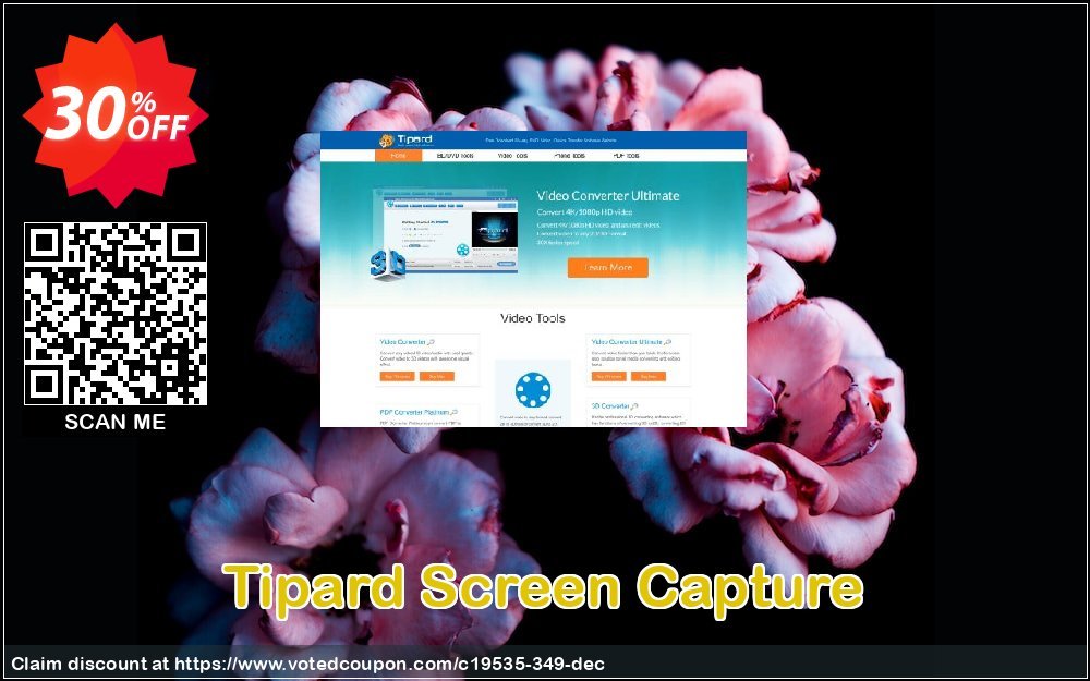 Tipard Screen Capture Coupon, discount 50OFF Tipard. Promotion: 50OFF Tipard