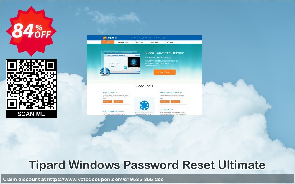 Tipard WINDOWS Password Reset Ultimate Coupon, discount 50OFF Tipard. Promotion: 50OFF Tipard