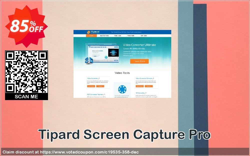 Tipard Screen Capture Pro Coupon Code Apr 2024, 85% OFF - VotedCoupon