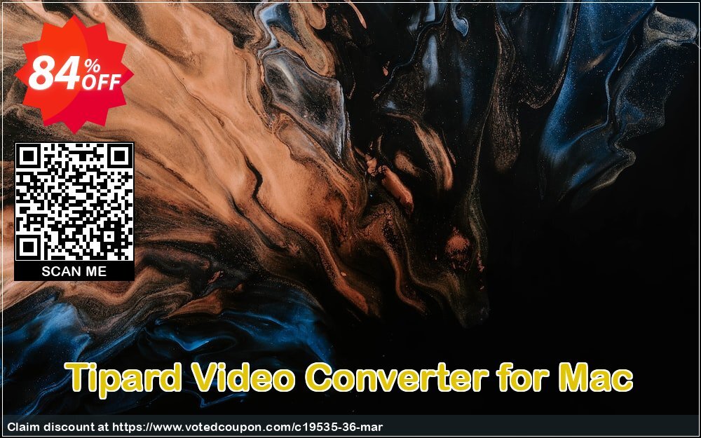 Tipard Video Converter for MAC Coupon, discount Tipard Video Converter for Mac impressive sales code 2024. Promotion: 50OFF Tipard