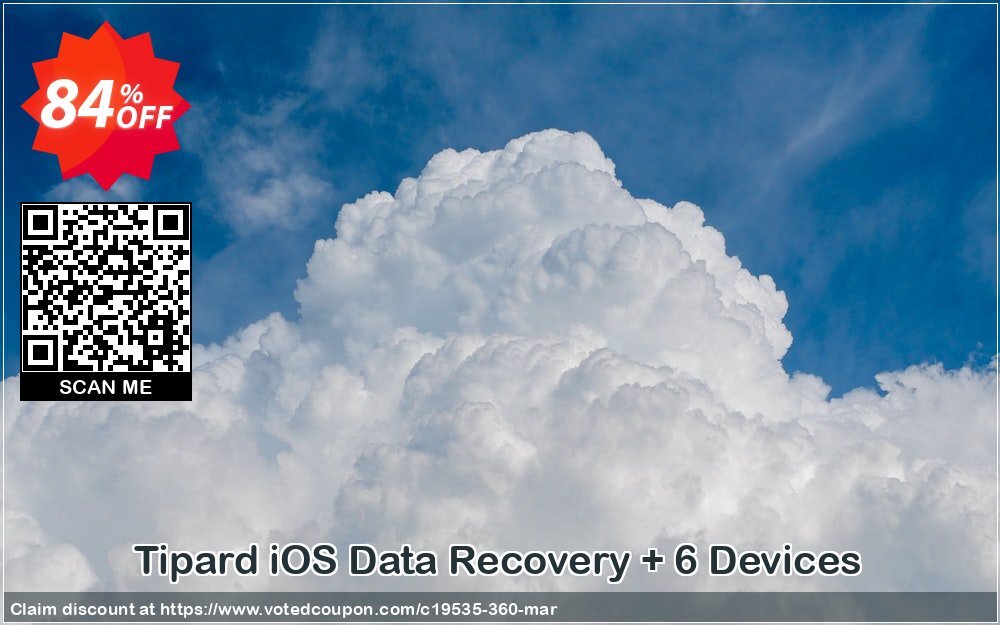 Tipard iOS Data Recovery + 6 Devices Coupon Code Apr 2024, 84% OFF - VotedCoupon