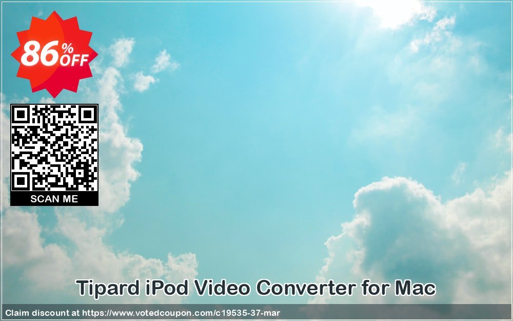 Tipard iPod Video Converter for MAC Coupon Code Apr 2024, 86% OFF - VotedCoupon