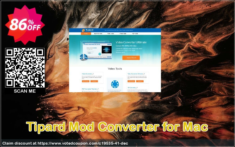 Tipard Mod Converter for MAC Coupon, discount Tipard Mod Converter for Mac marvelous discounts code 2024. Promotion: 50OFF Tipard