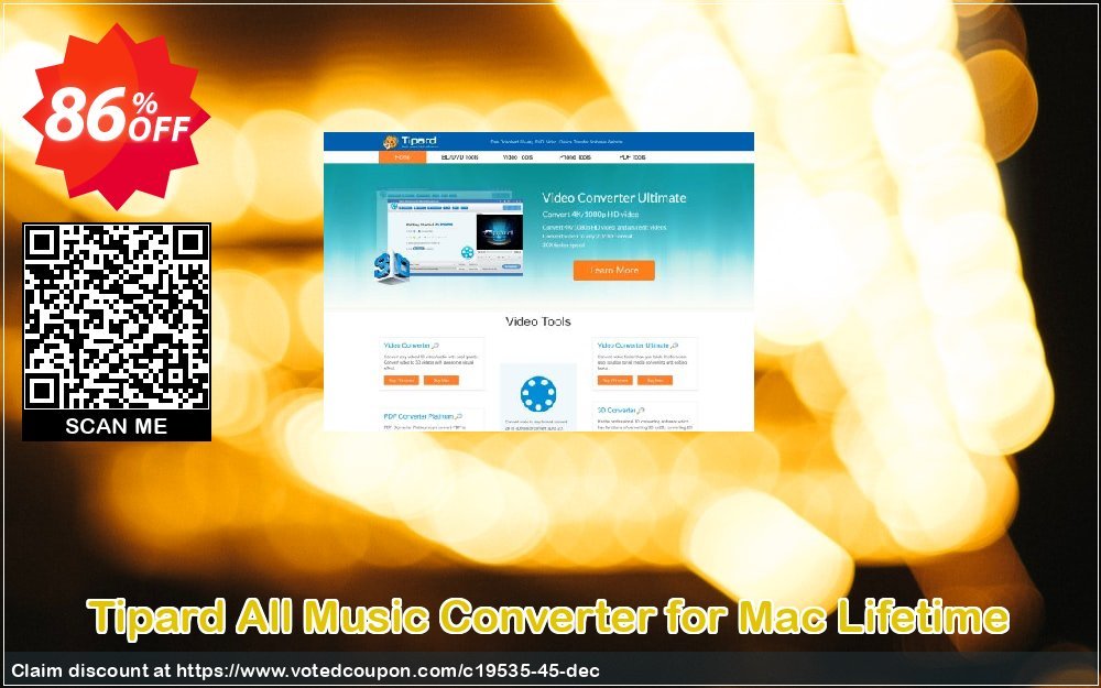 Tipard All Music Converter for MAC Lifetime Coupon Code Apr 2024, 86% OFF - VotedCoupon