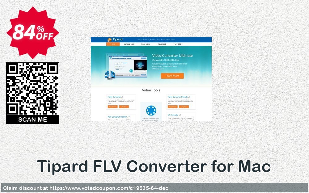 Tipard FLV Converter for MAC Coupon Code Apr 2024, 84% OFF - VotedCoupon