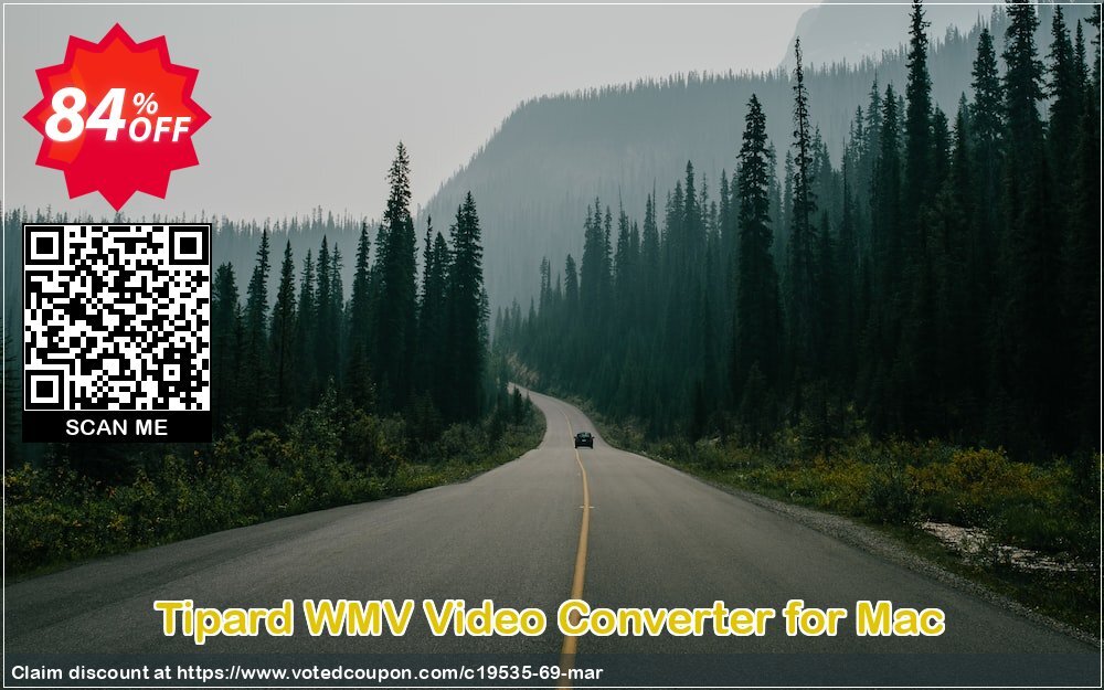 Tipard WMV Video Converter for MAC Coupon, discount Tipard WMV Video Converter for Mac super discounts code 2024. Promotion: 50OFF Tipard