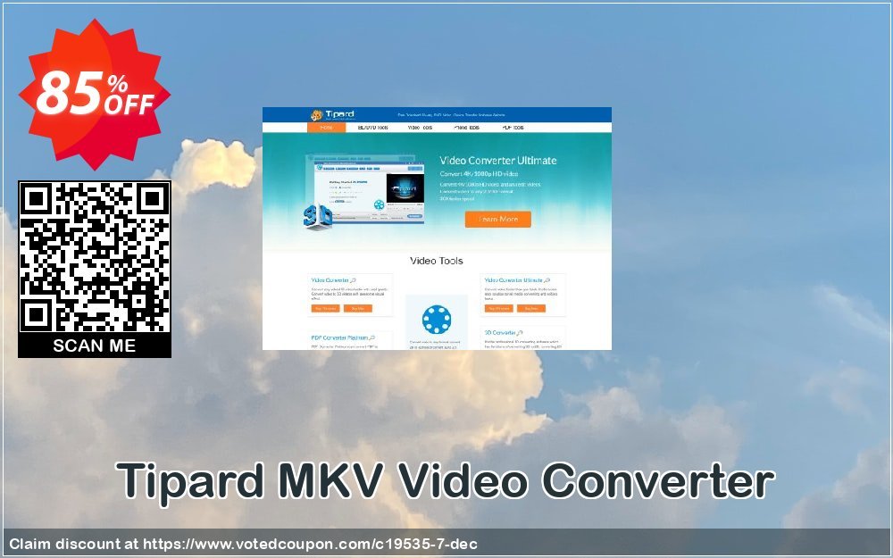 Tipard MKV Video Converter Coupon Code Apr 2024, 85% OFF - VotedCoupon