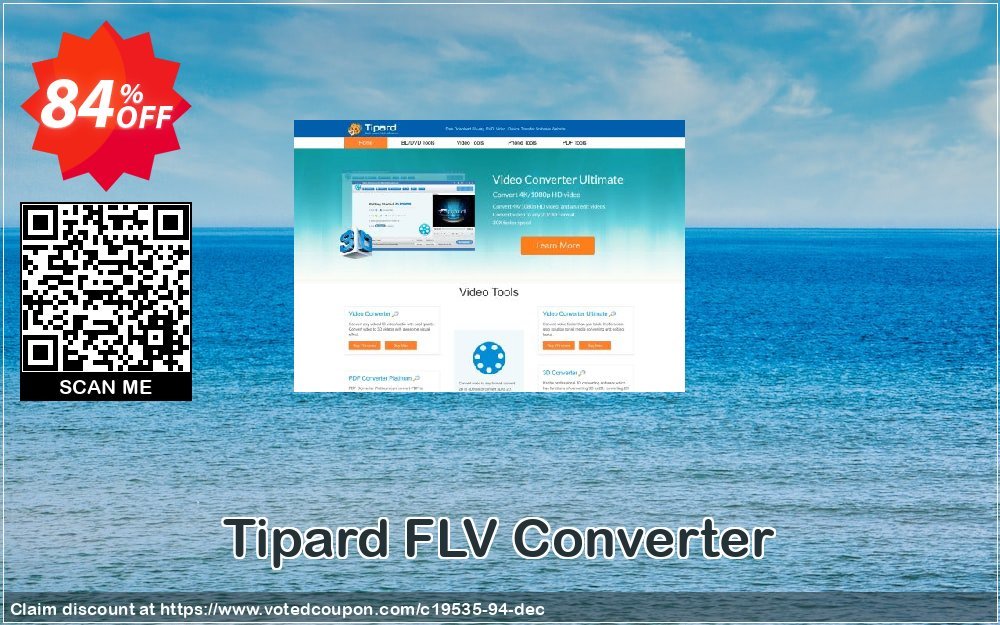 Tipard FLV Converter Coupon, discount 50OFF Tipard. Promotion: 50OFF Tipard