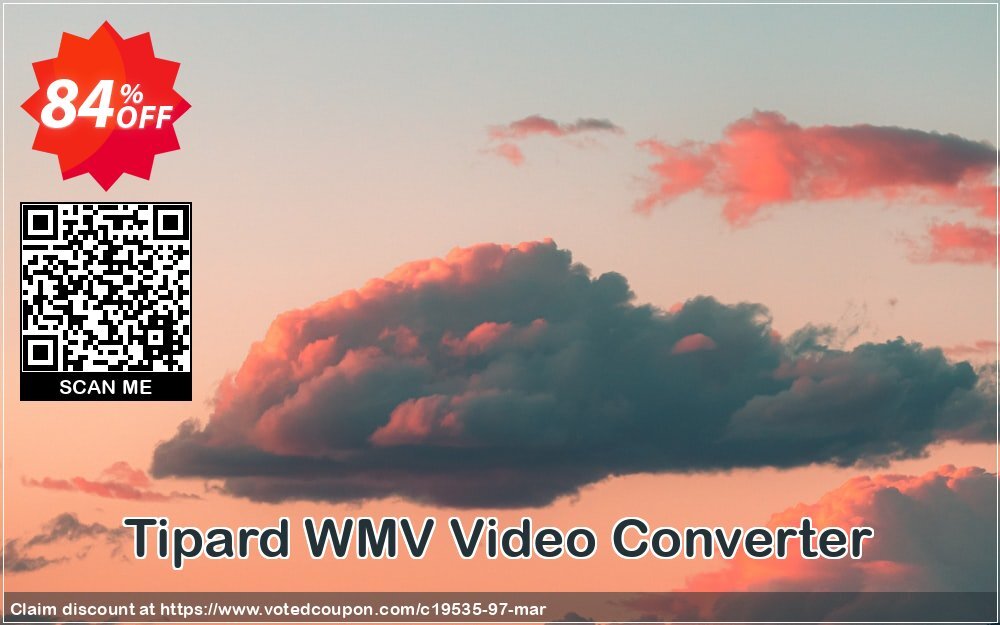 Tipard WMV Video Converter Coupon, discount Tipard WMV Video Converter exclusive discounts code 2024. Promotion: 50OFF Tipard