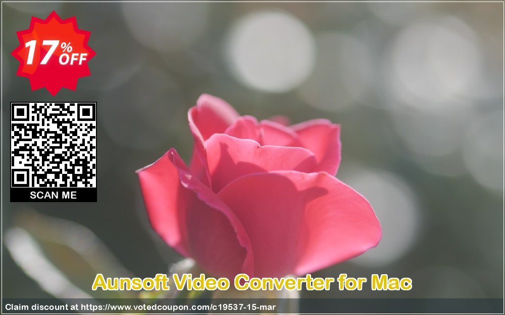 Aunsoft Video Converter for MAC Coupon Code May 2024, 17% OFF - VotedCoupon