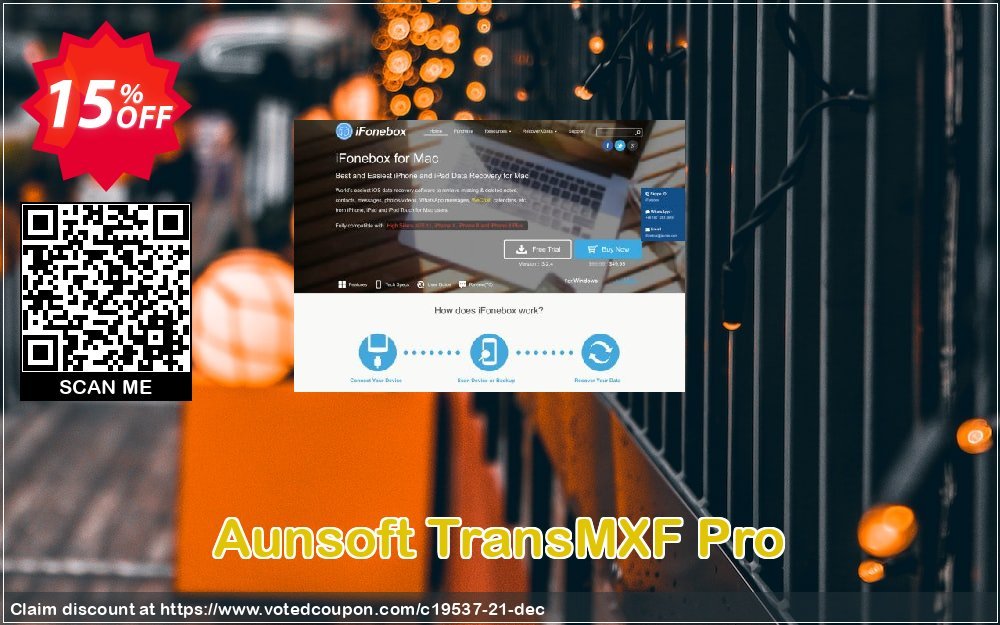 Aunsoft TransMXF Pro Coupon, discount ifonebox AunTec coupon code 19537. Promotion: ifonebox AunTec discount code (19537)